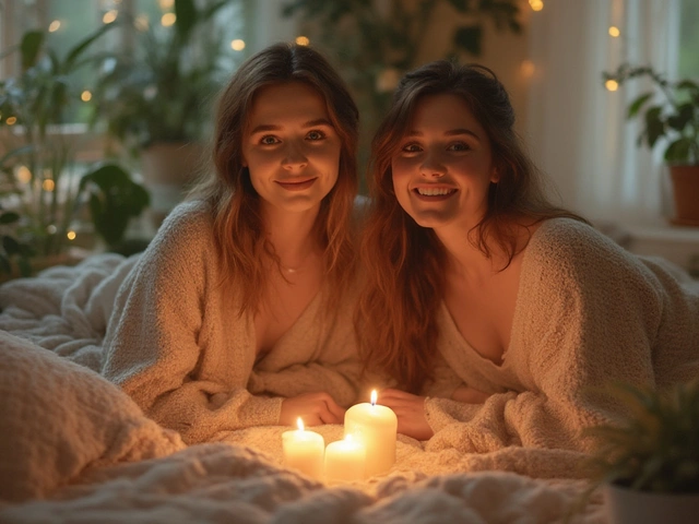 Domácí wellness a lesbická masáž: Jak si udělat relaxační show u sebe doma