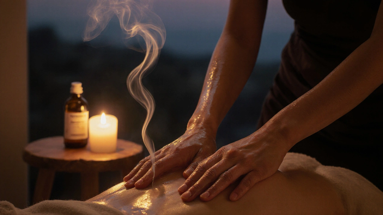 Nejlepší masážní oleje pro tantrickou masáž: Průvodce výběrem podle složení a zkušeností